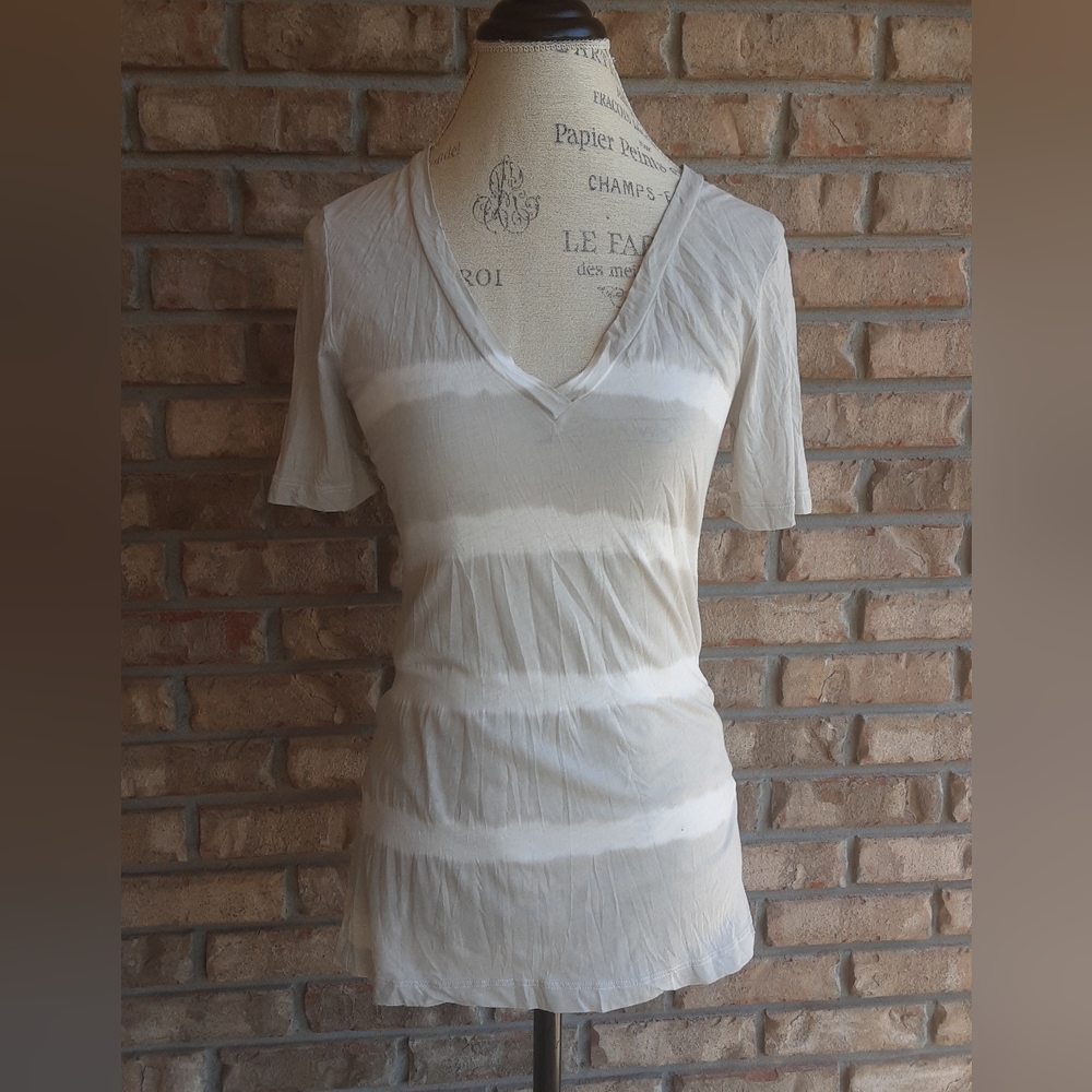J. Crew Cotton Blend V-neck Short Sleeve T-shirt Size Small.